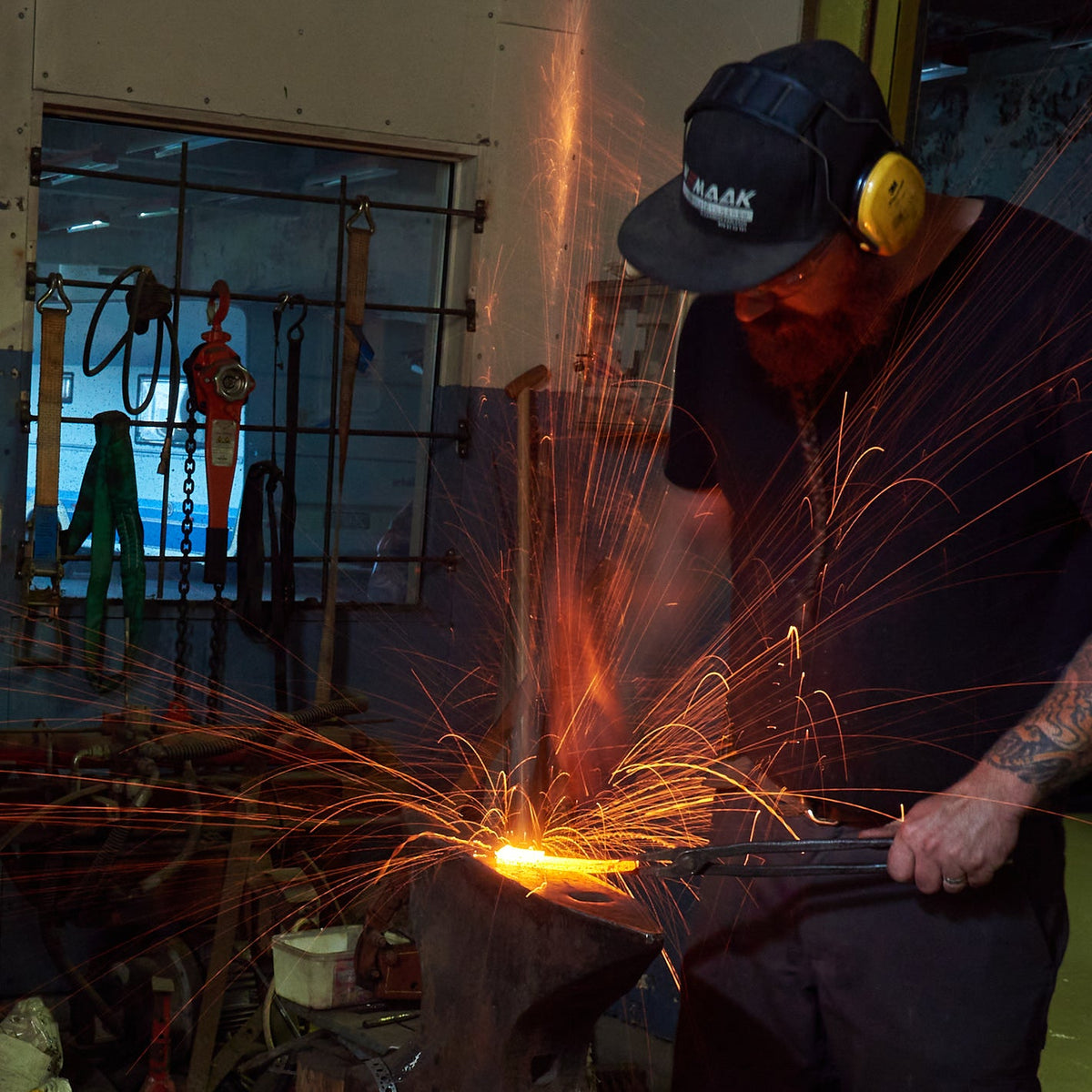 Hand forged, not pressed.