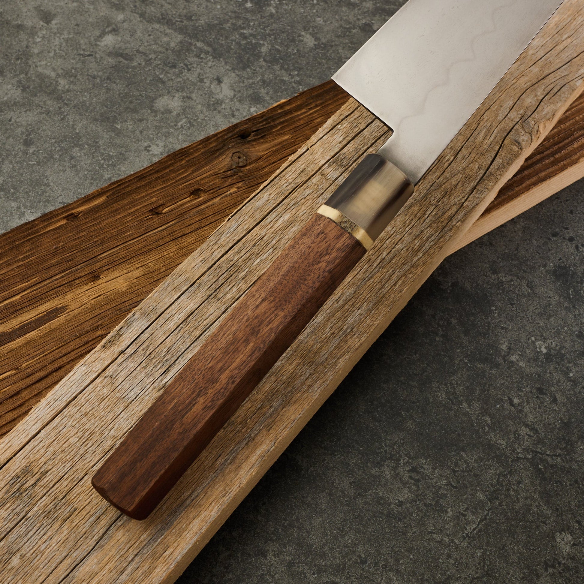 Gyuto 220mm Honyaki Kogatana Set – blade close-up