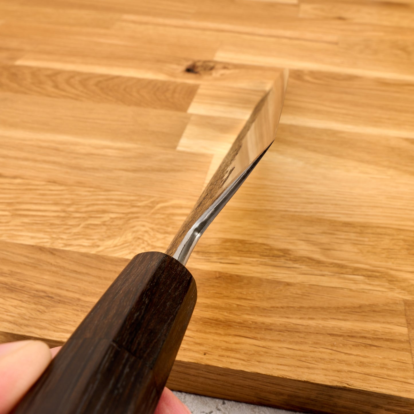 Gytuo 235mm Wrought Iron San Mai Ancient Oak and Ziricote – view 9