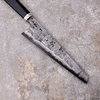 Gyuto 205mm SanMai Aluminium & Micarta – blade close-up