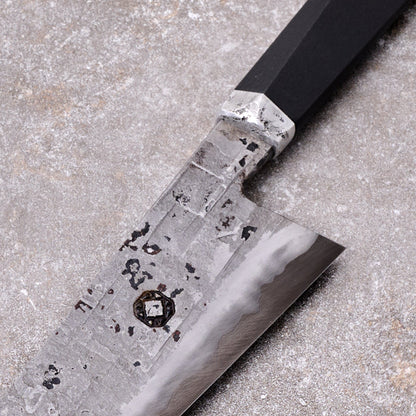 Gyuto 205mm SanMai Aluminium & Micarta – detail view