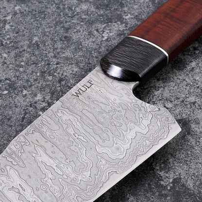 Gyuto 210mm SanMai Damscus Clad Apex Ultra – side profile