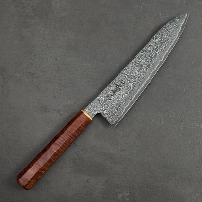 Gyuto 210mm SG2 Damascus Clad Gidgee & Brass