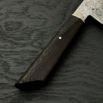 Gyuto 212mm Damascus GoMai 1.2210 BogOak – blade close-up