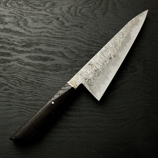 Gyuto 212mm Damascus GoMai 1.2210 BogOak