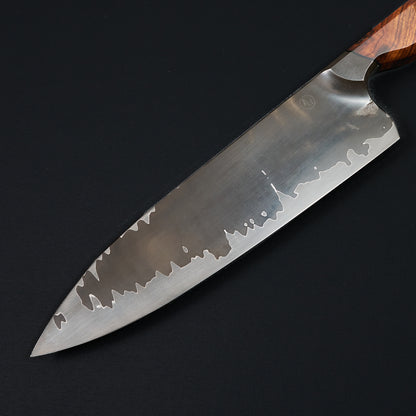 Gyuto 215mm GoMai Apex Ultra Core Integral Ironwood – blade close-up
