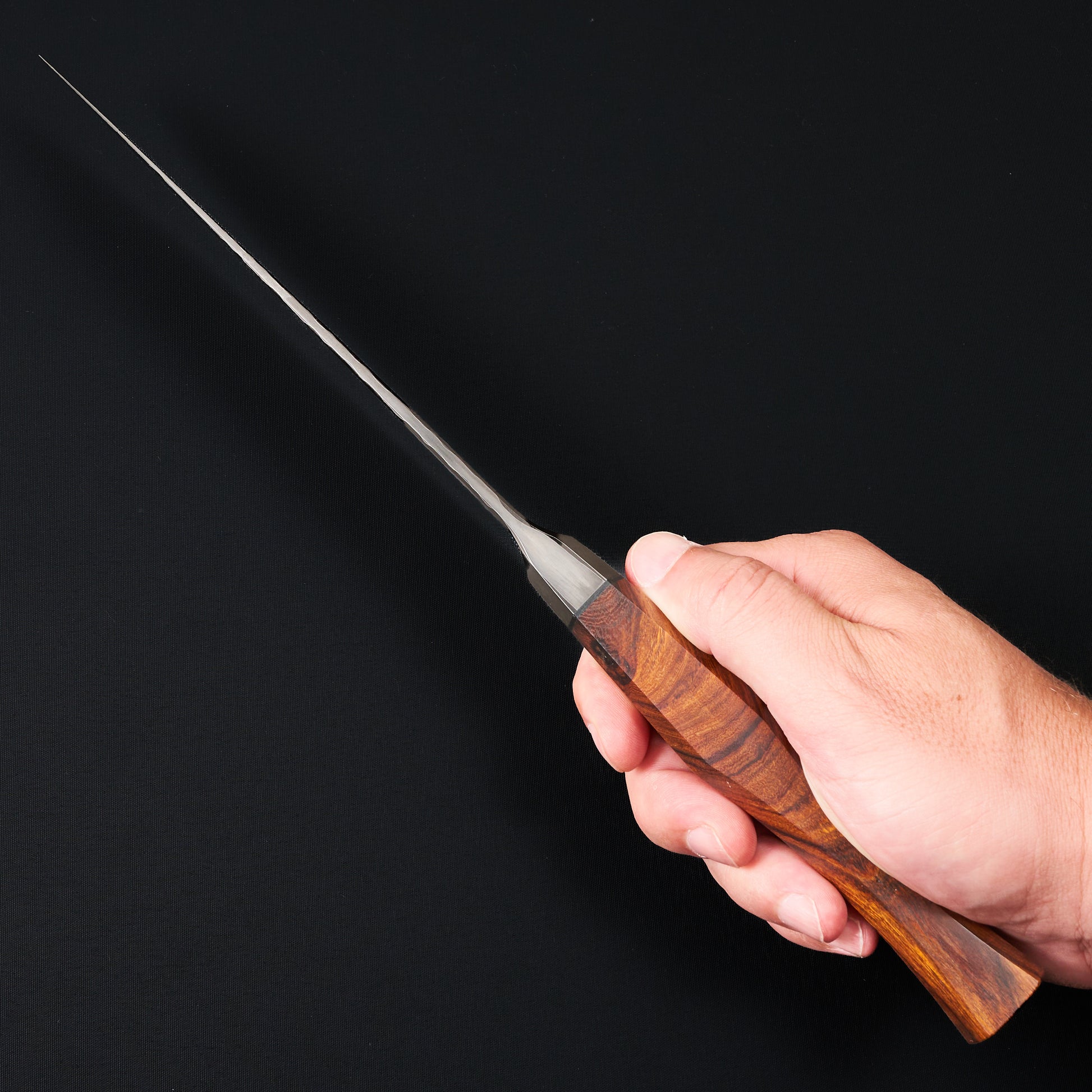 Gyuto 215mm GoMai Apex Ultra Core Integral Ironwood – side profile