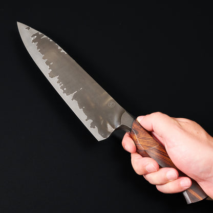 Gyuto 215mm GoMai Apex Ultra Core Integral Ironwood – detail view
