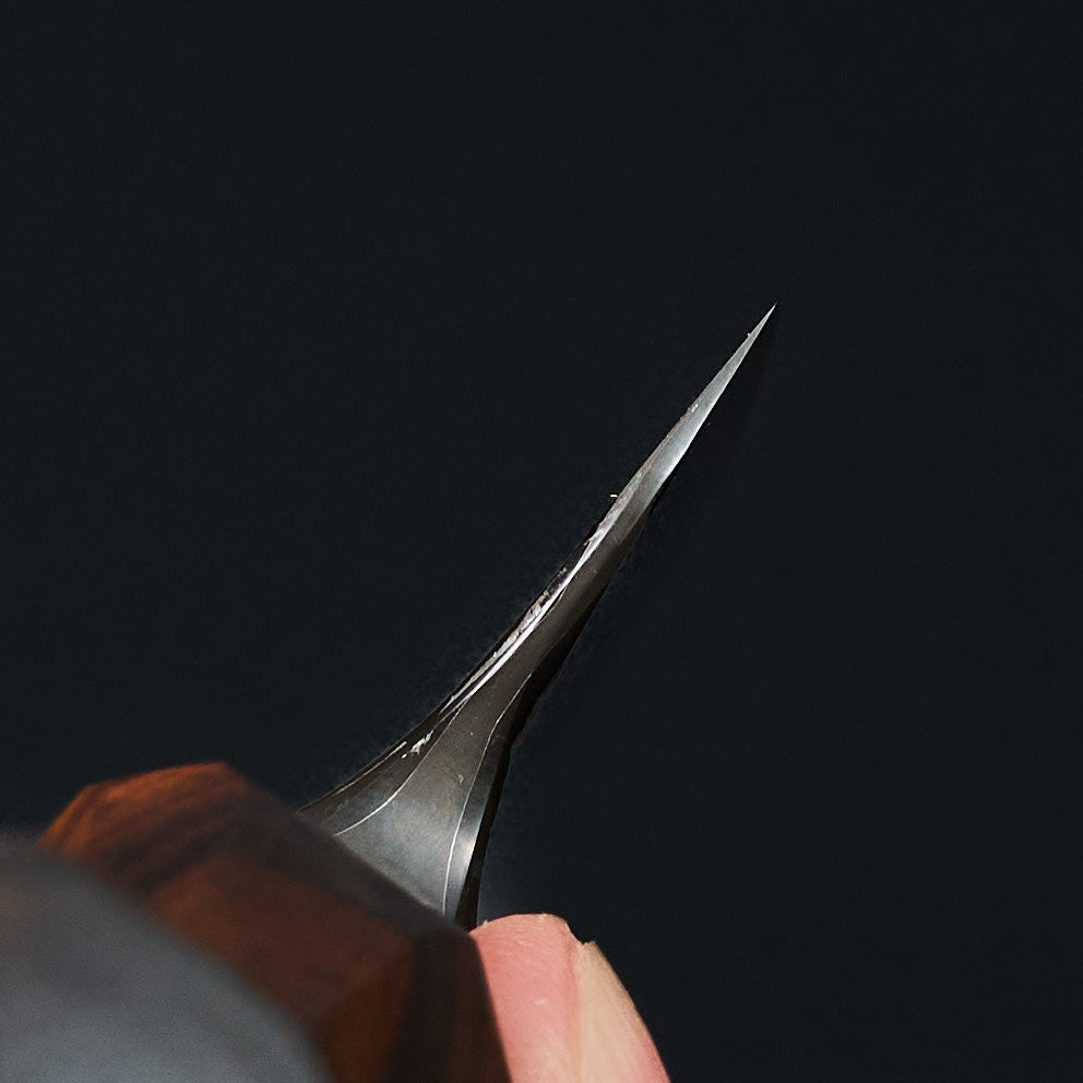 Gyuto 215mm GoMai Apex Ultra Core Integral Ironwood – handle detail