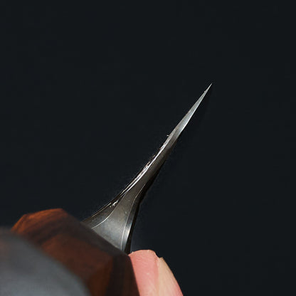 Gyuto 215mm GoMai Apex Ultra Core Integral Ironwood – handle detail