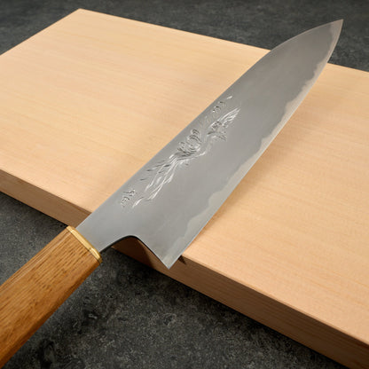 Gyuto 216mm Wrought Iron Clad 135Cr3 Full Kasumi 'Phénix' Mali Irie-Cros – view 8