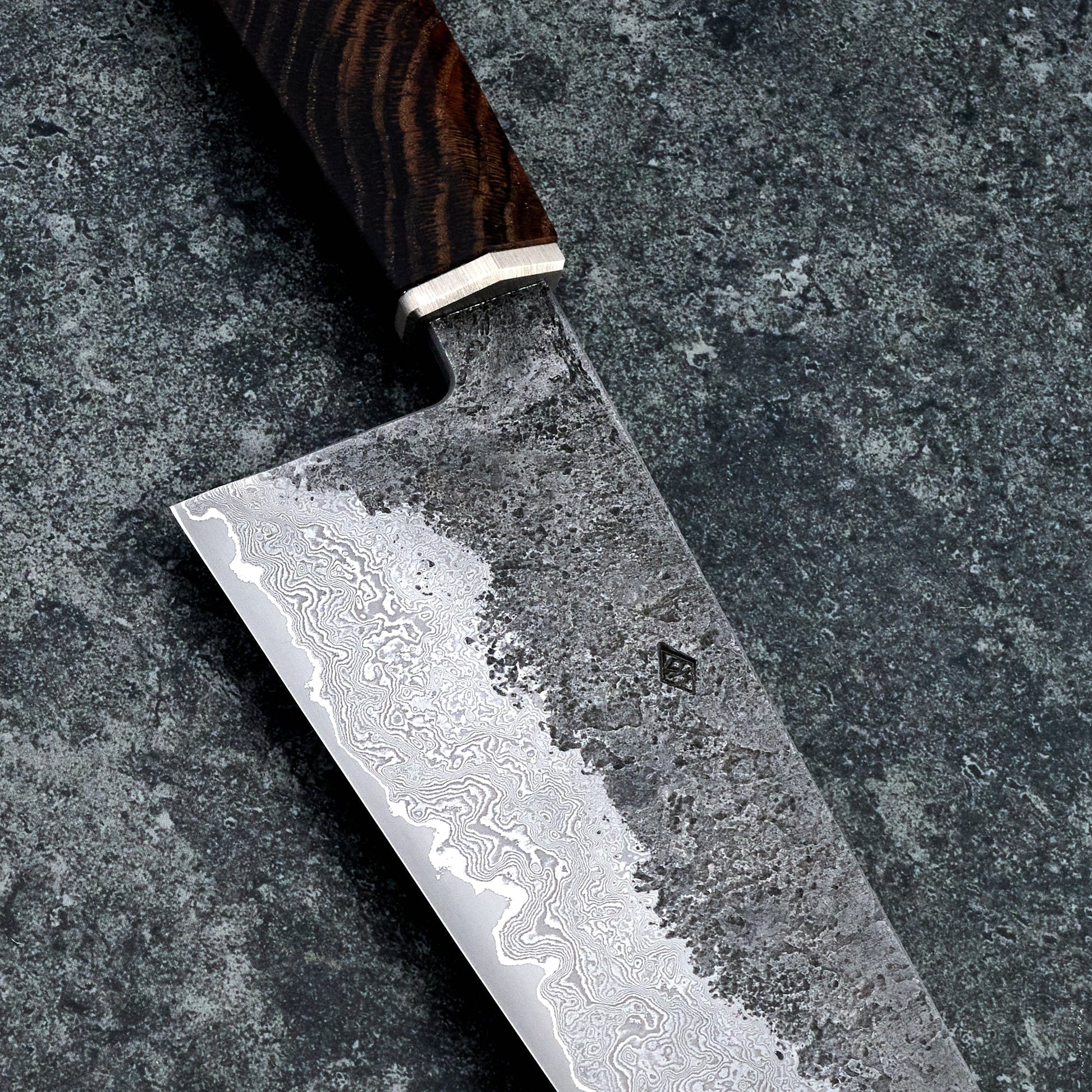 Gyuto 218mm Pro Series GoMai Damascus & Apex Ultra – detail view