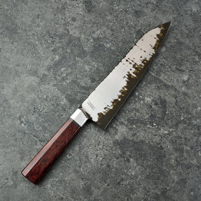 Gyuto 215mm Stainless (410) clad 52100 SanMai Integral – detail view