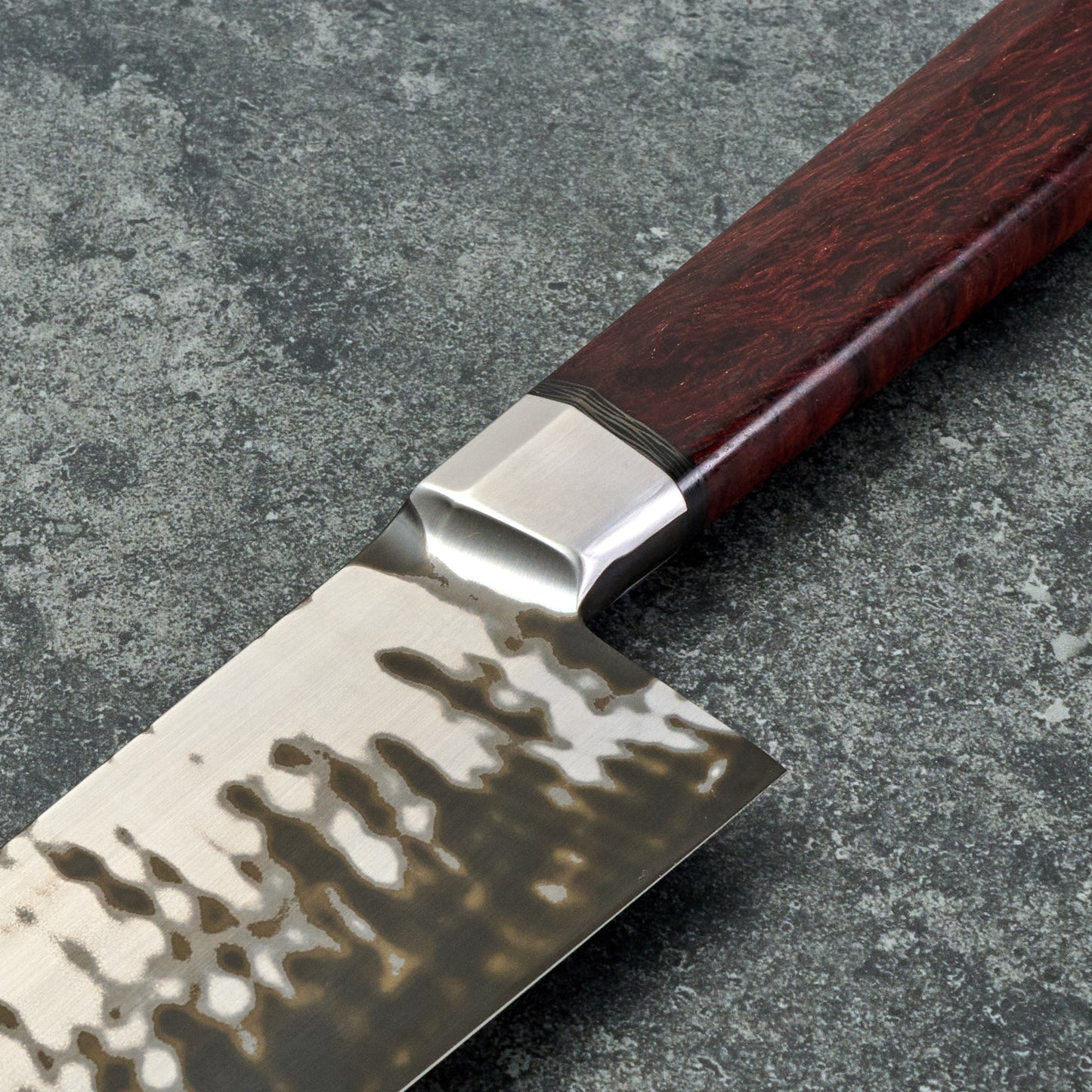 Gyuto 215mm Stainless (410) clad 52100 SanMai Integral – side profile