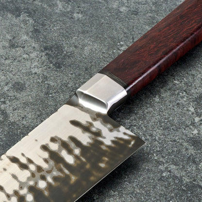 Gyuto 215mm Stainless (410) clad 52100 SanMai Integral – side profile