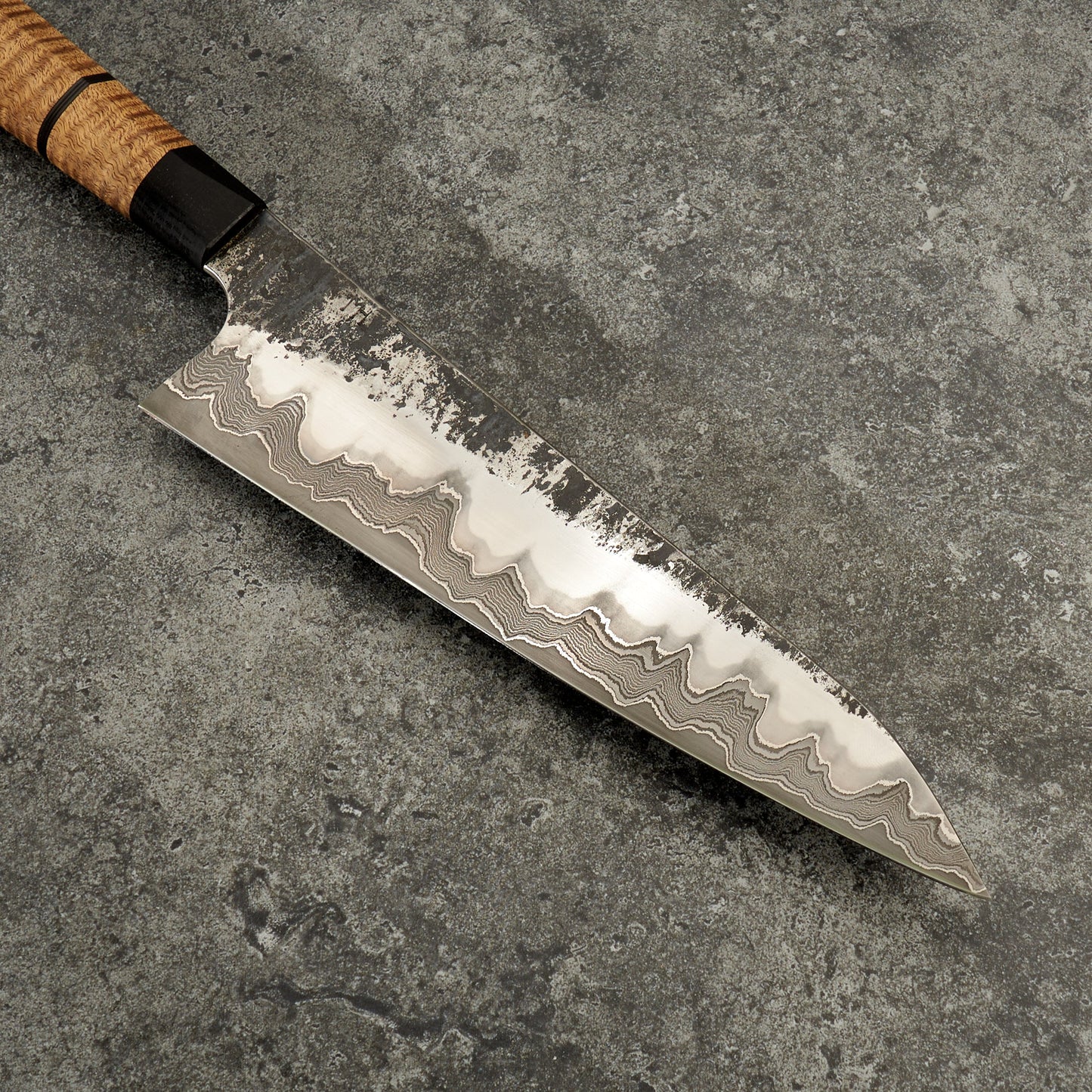 Gyuto 220mm Ku Mai – handle detail