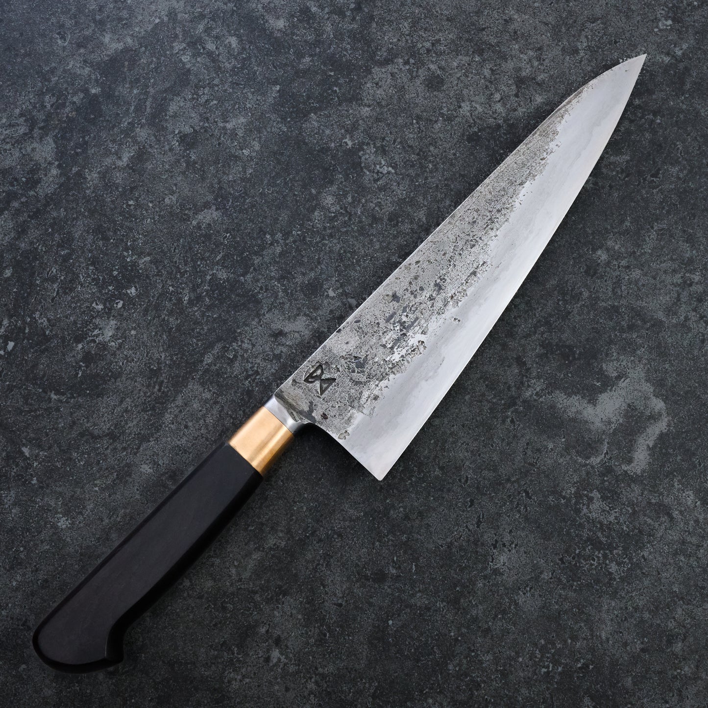 Gyuto 220mm Wrought Iron & Apex Ultra Nogent Integral