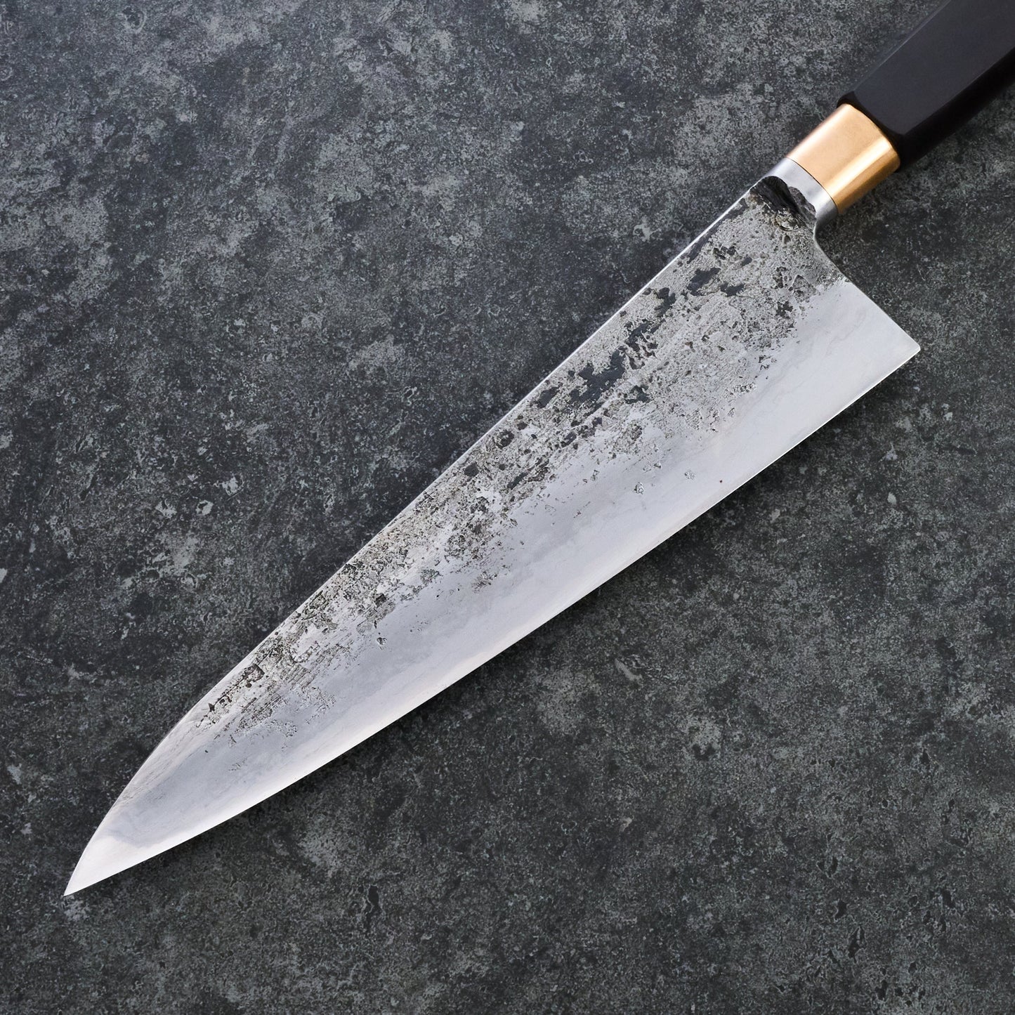 Gyuto 220mm Wrought Iron & Apex Ultra Nogent Integral – view 8
