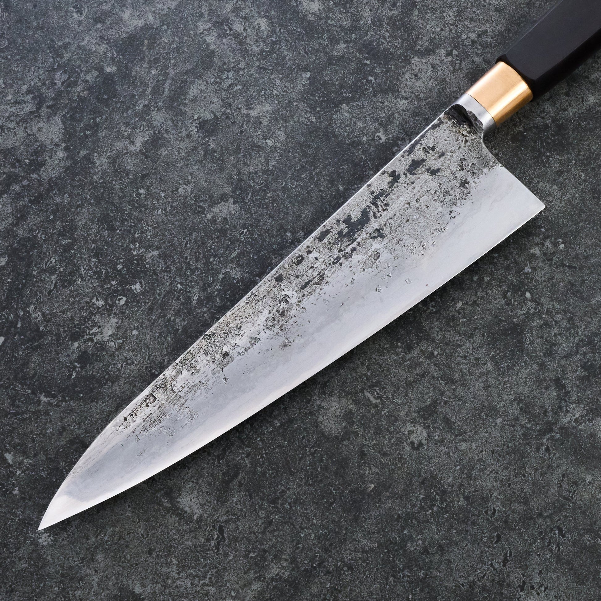 Gyuto 220mm Wrought Iron & Apex Ultra Nogent Integral – view 8