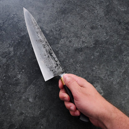 Gyuto 220mm Wrought Iron & Apex Ultra Nogent Integral – view 6