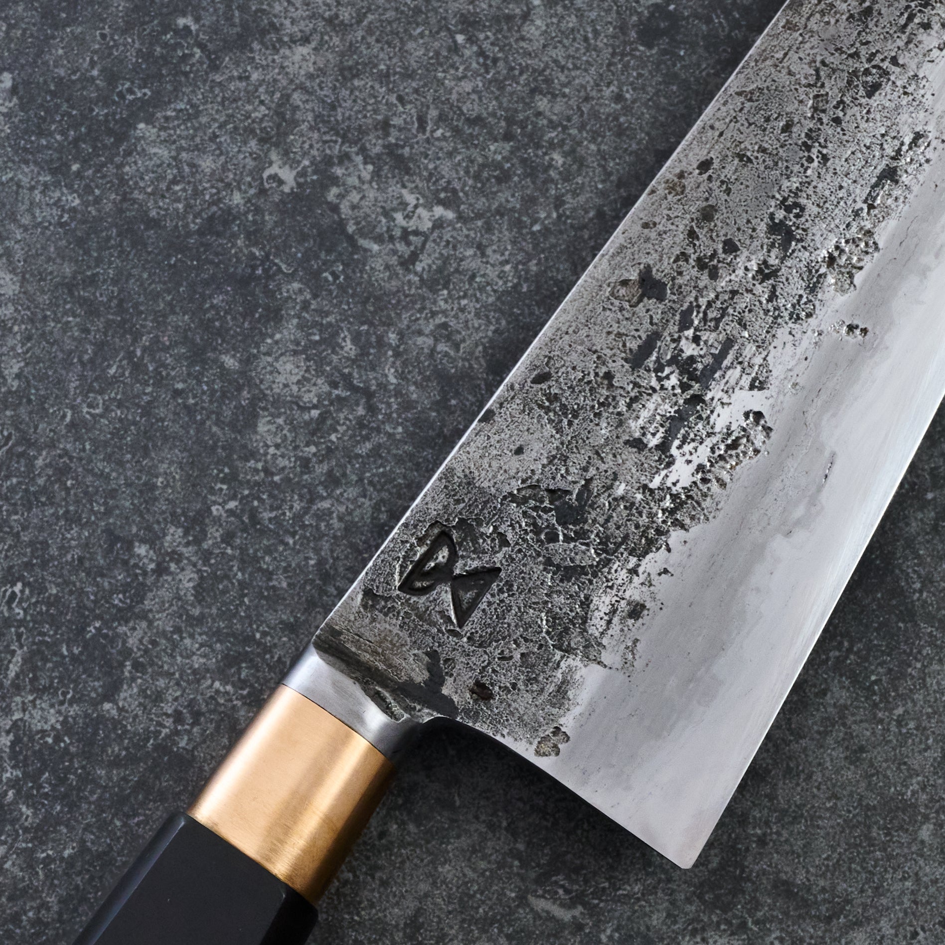 Gyuto 220mm Wrought Iron & Apex Ultra Nogent Integral – view 7
