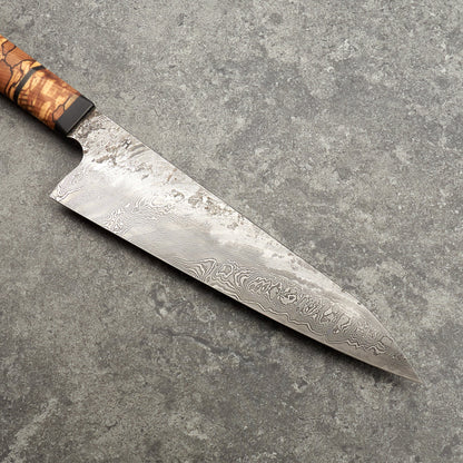 Gyuto 225mm Lazy Twist – handle detail