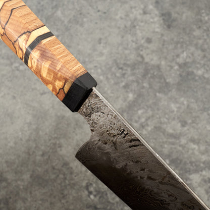 Gyuto 225mm Lazy Twist – blade close-up