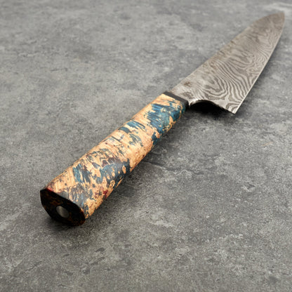 Gyuto 225mm Lazy Twist SL – blade close-up