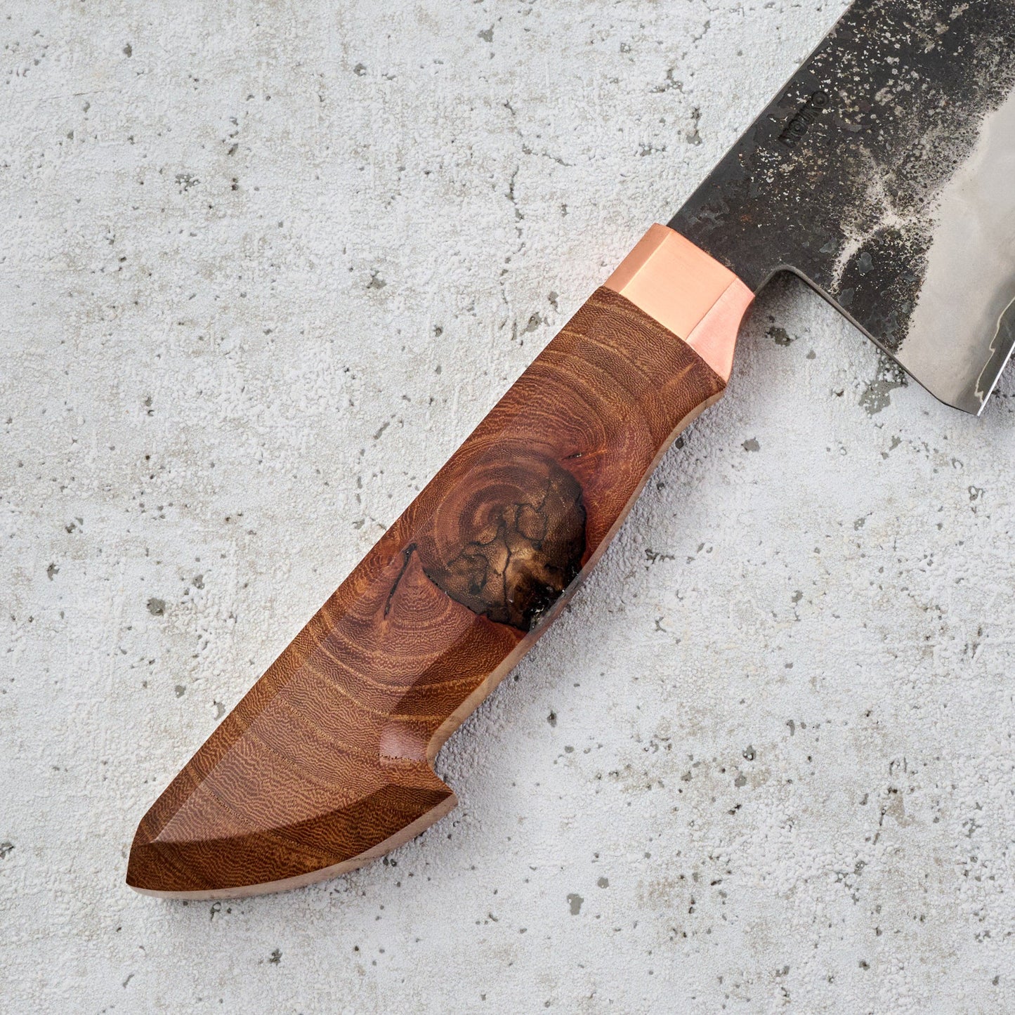 Gyuto 225mm Stainless GoMai AS – side profile