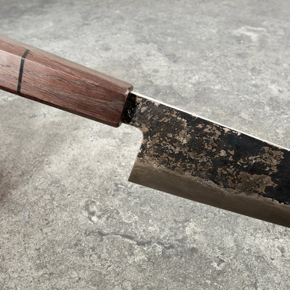Gyuto 230mm C130 Suminagashi Clad – detail view