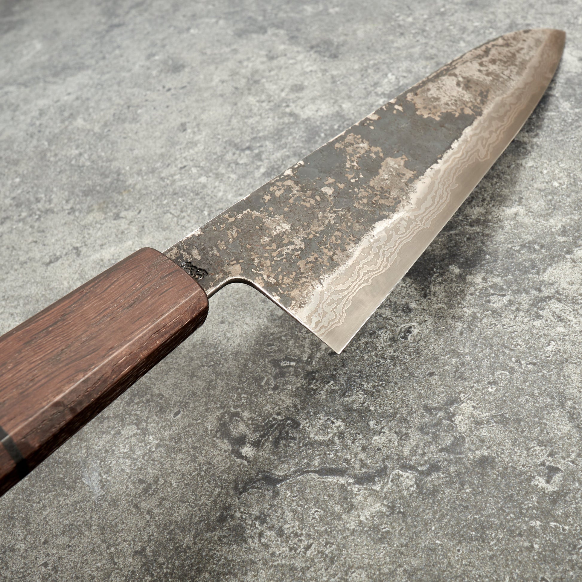 Gyuto 230mm C130 Suminagashi Clad – view 7