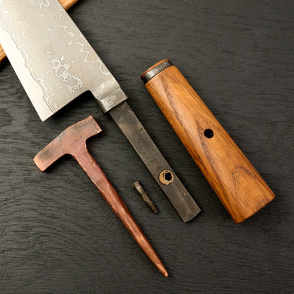 Gyuto 230mm Damascus SanMai AU Integral – view 7