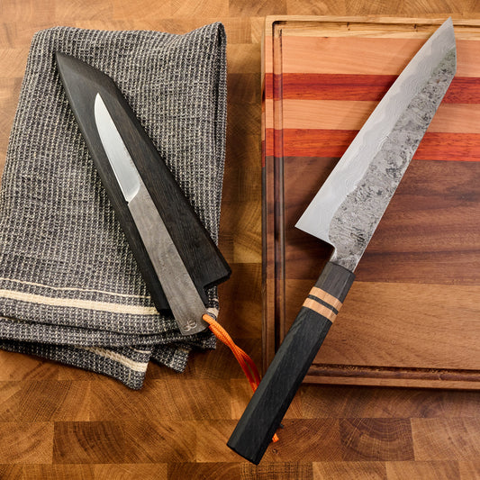 Gyuto 230mm Damascus Clad Apex Ultra Kogatana Combo