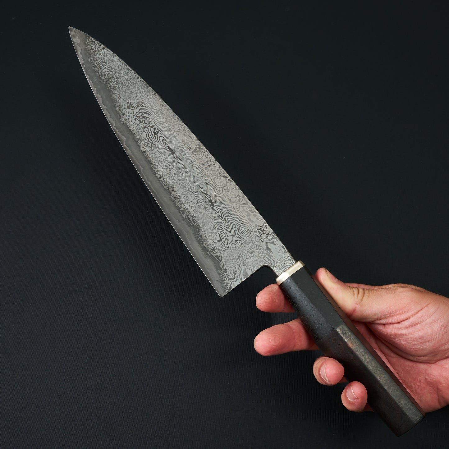 Gyuto 230mm Damasteel Apex Ultra By Tobias Hangler – detail view