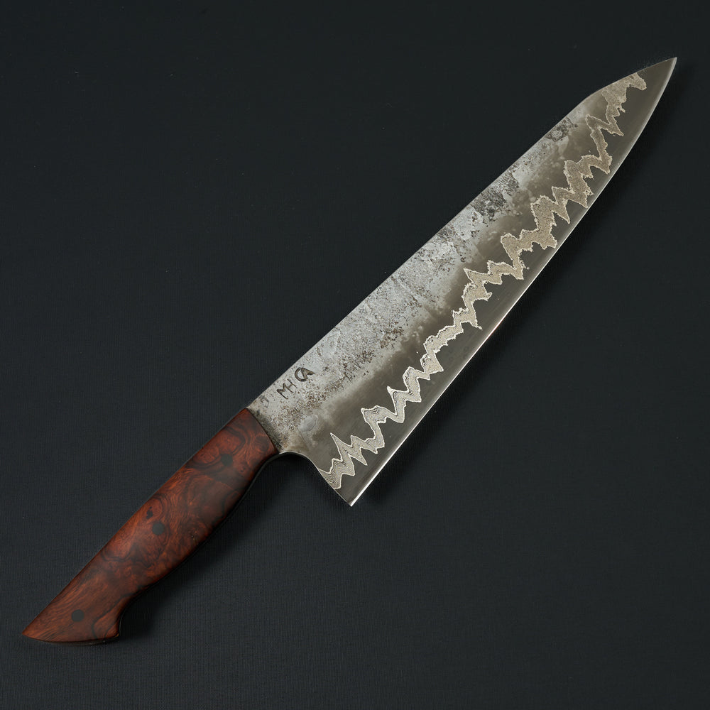 Gyuto 240mm Dammy Line KuMai Ironwood Full Tang