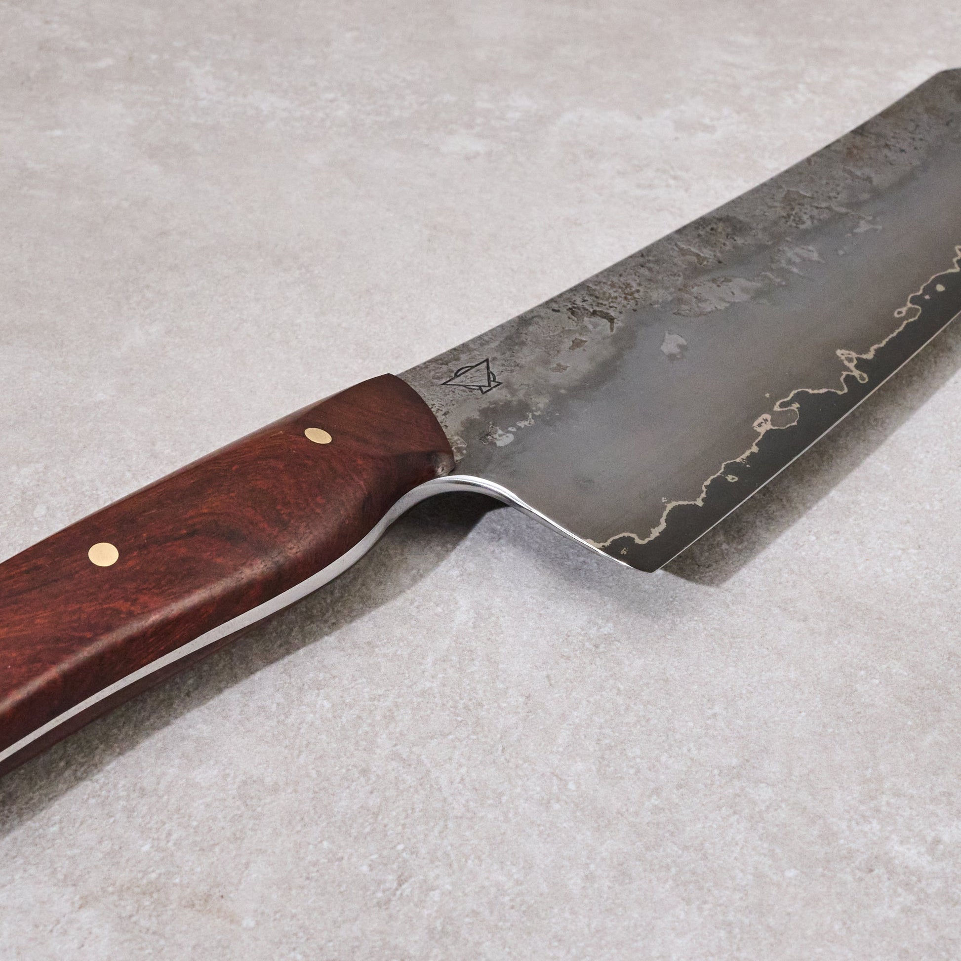 Gyuto 230mm GoMai Ironwood Full Tang – side profile