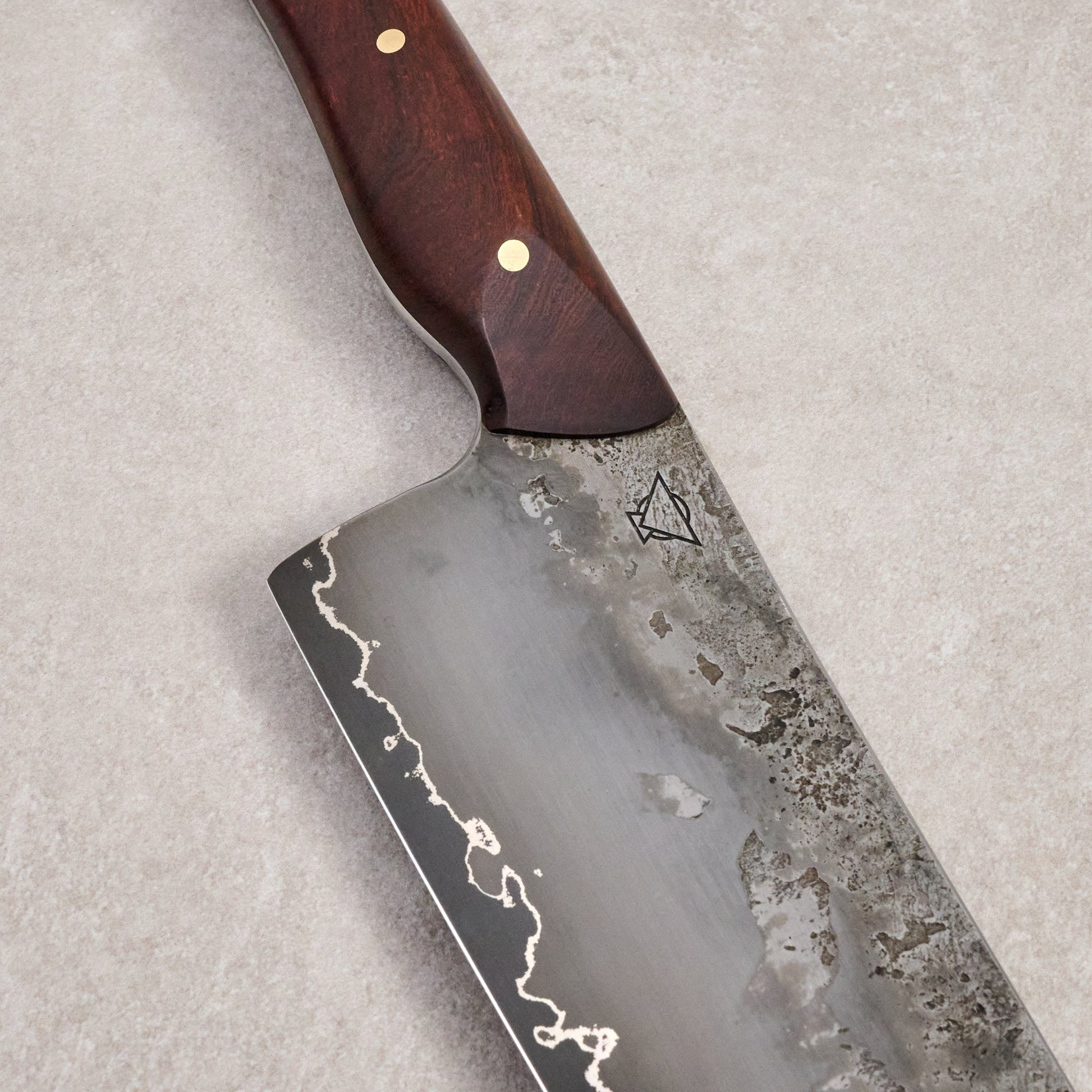 Gyuto 230mm GoMai Ironwood Full Tang – detail view