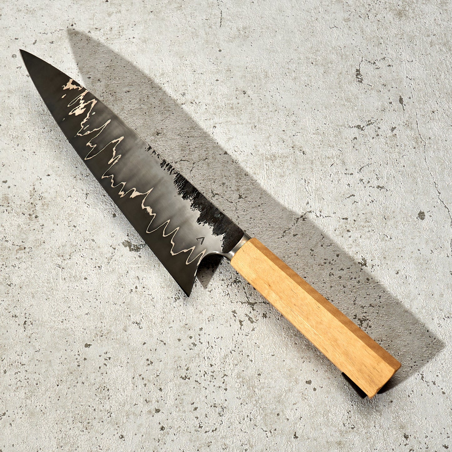 Gyuto 230mm 'Hephaestus' Series Go Mai Integral – detail view