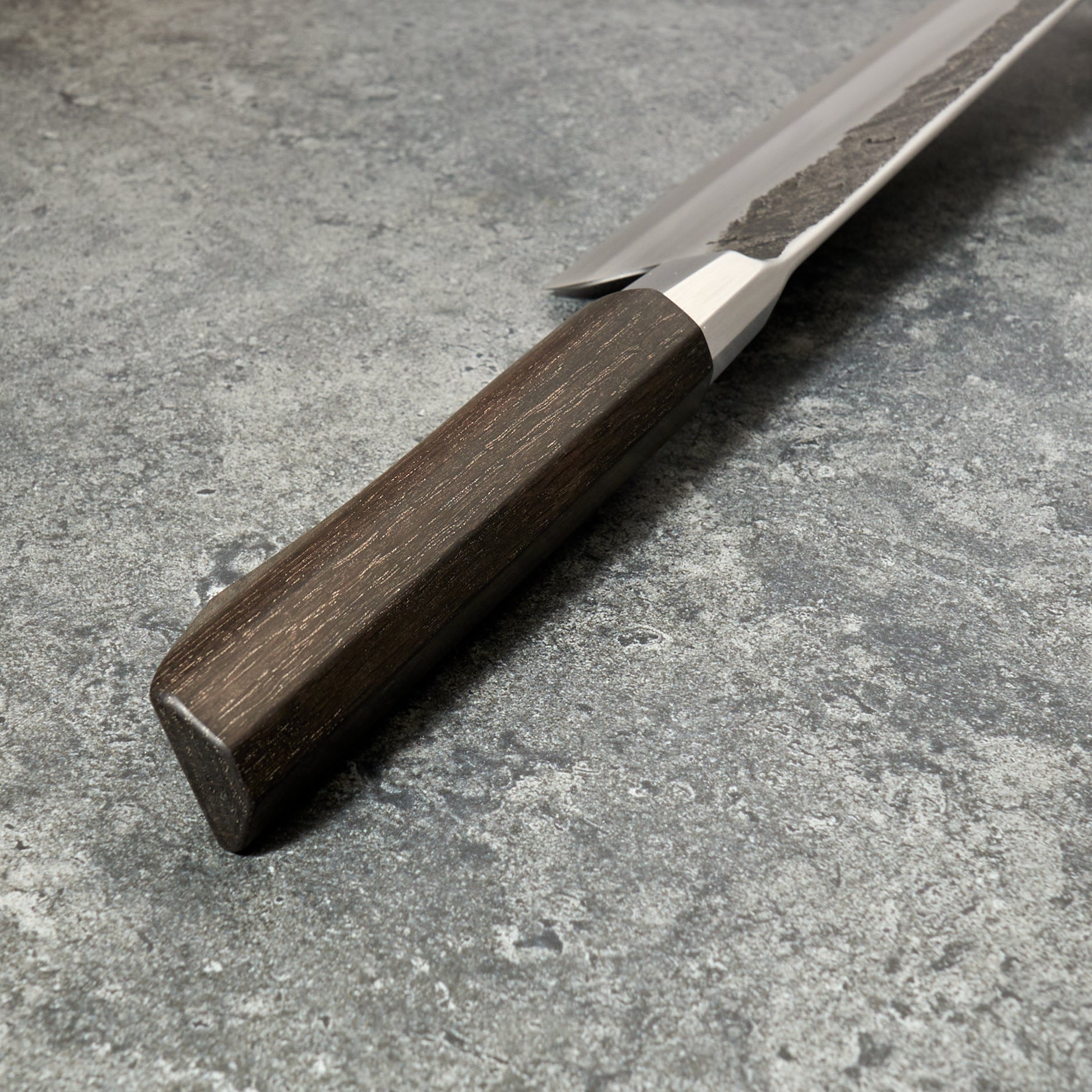 Gyuto 230mm Integral 'Duir' Celtic Ogham 'S' Grind – view 10