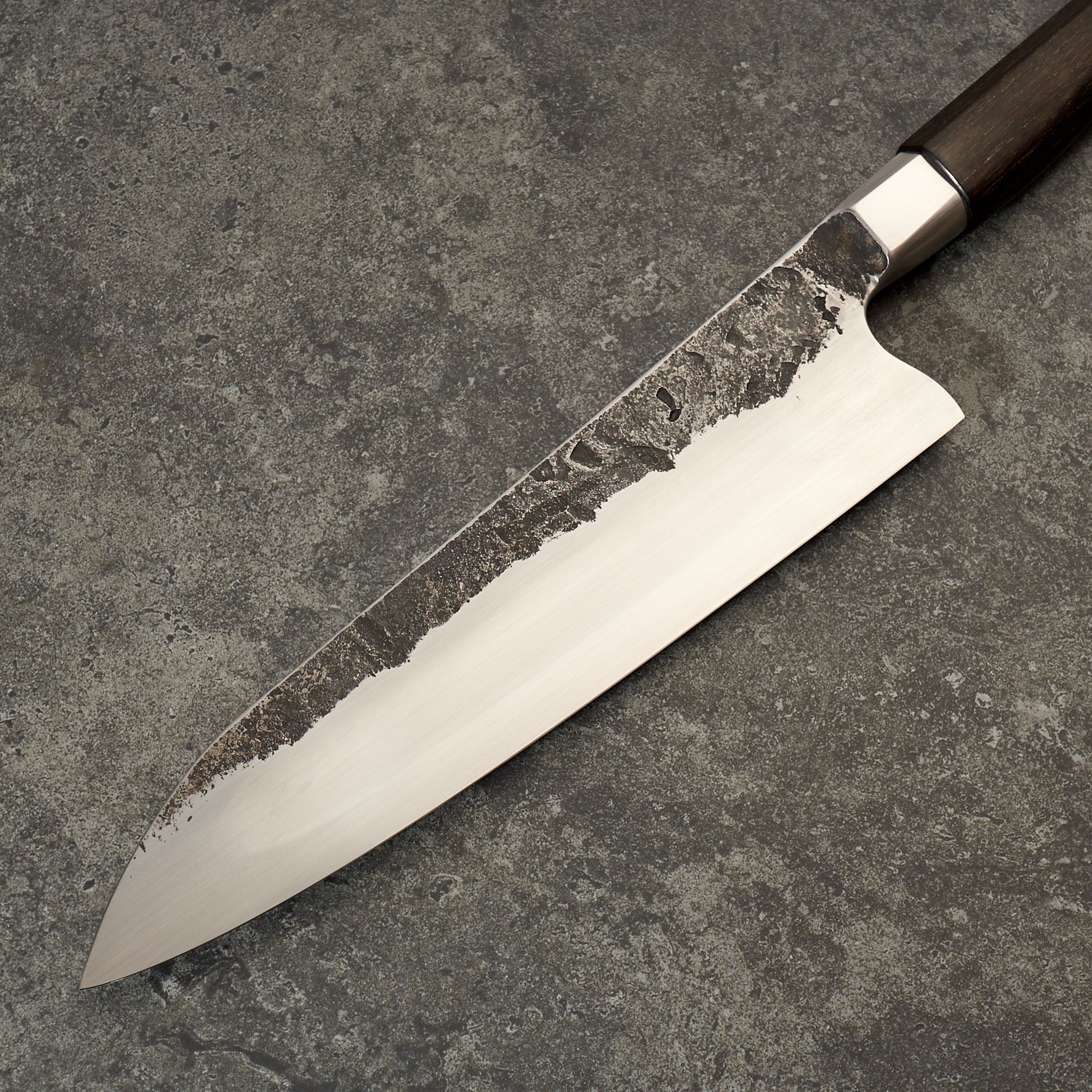 Gyuto 230mm Integral 'Duir' Celtic Ogham 'S' Grind – view 6