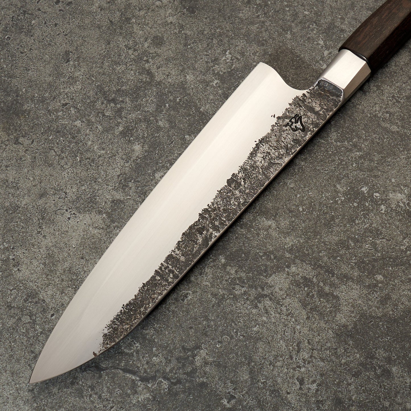 Gyuto 230mm Integral 'Duir' Celtic Ogham 'S' Grind – view 7