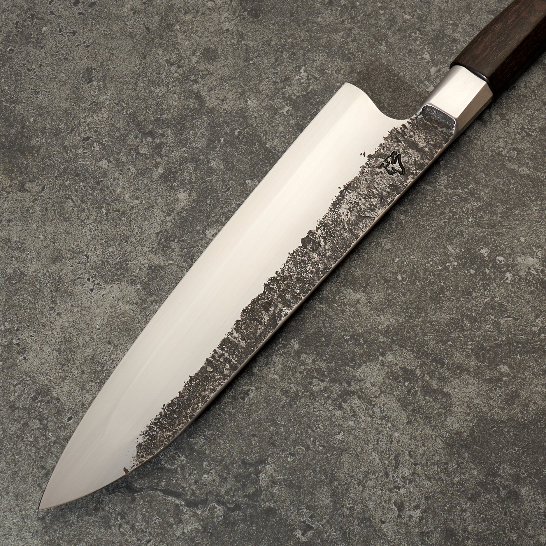 Gyuto 230mm Integral 'Duir' Celtic Ogham 'S' Grind – view 7