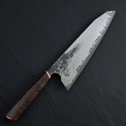 Gyuto 230mm Madra Rua Uillinneacha Masur Birch and Copper