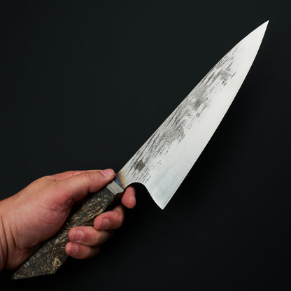 Gyuto 240mm 1.2419 Mono Titanium and Hempwood