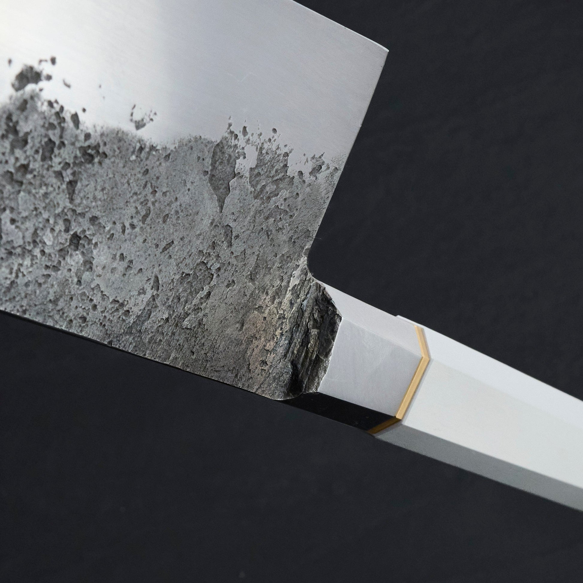 Gyuto 230mm Mono Integral Take Down – handle detail