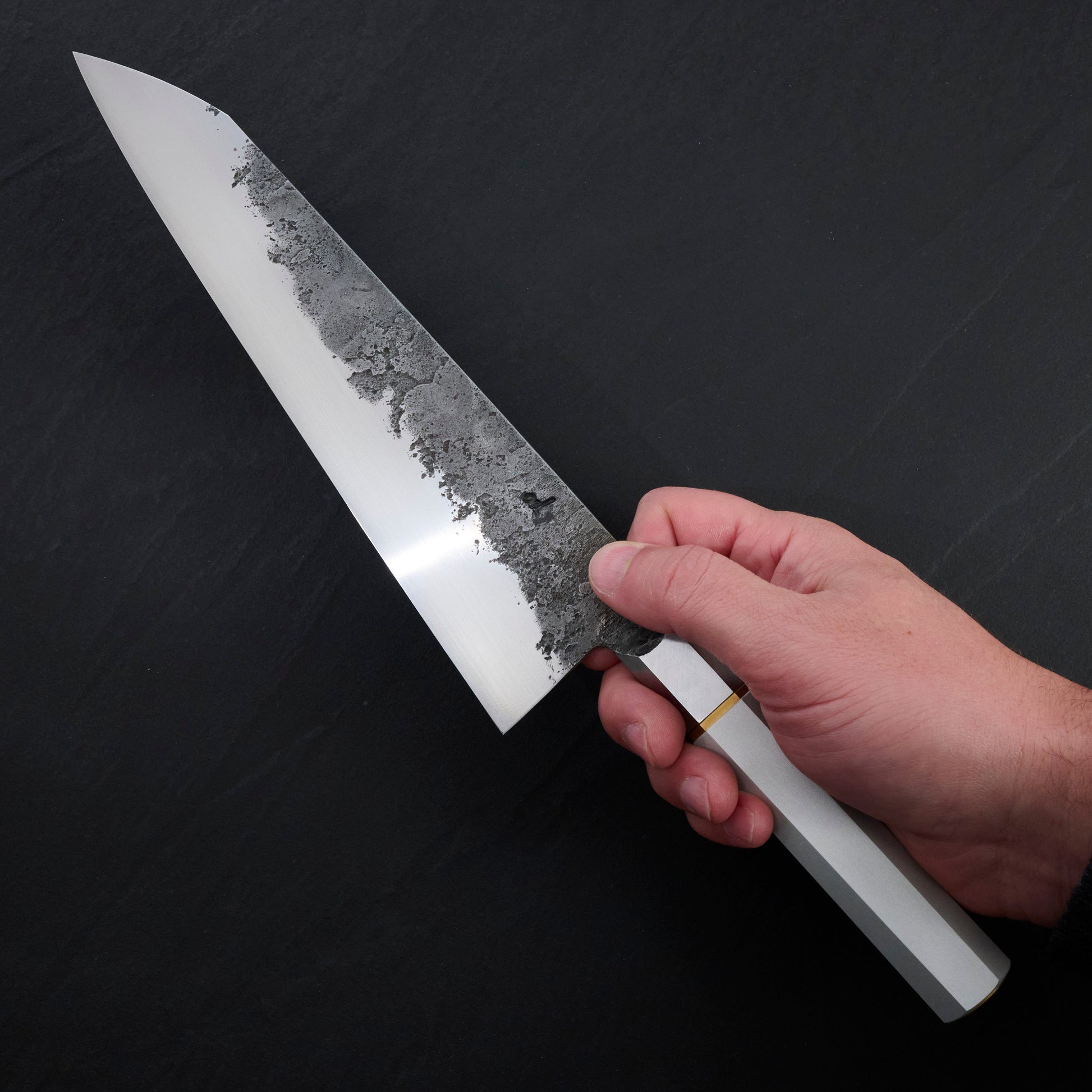 Gyuto 230mm Mono Integral Take Down – detail view