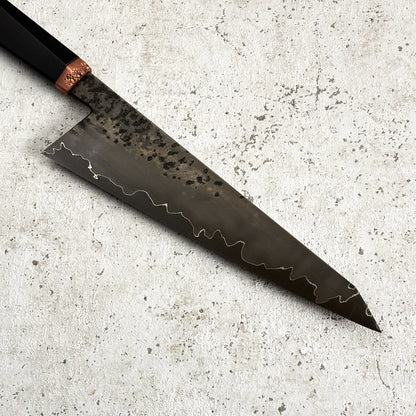 made by karyś X Oblivion Blades Gyuto 230mm OB 80crv2 Textured Go Mai – side profile