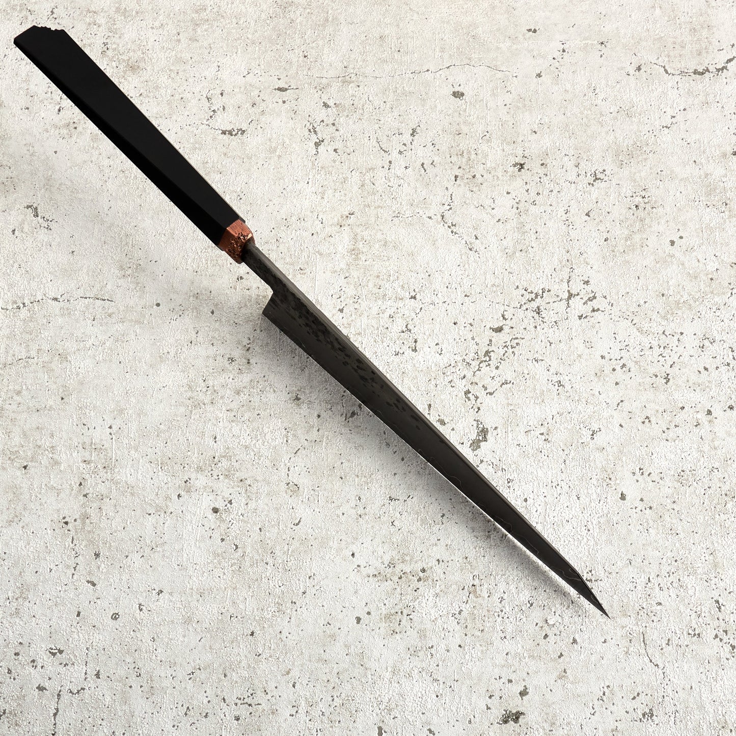 made by karyś X Oblivion Blades Gyuto 230mm OB 80crv2 Textured Go Mai – handle detail