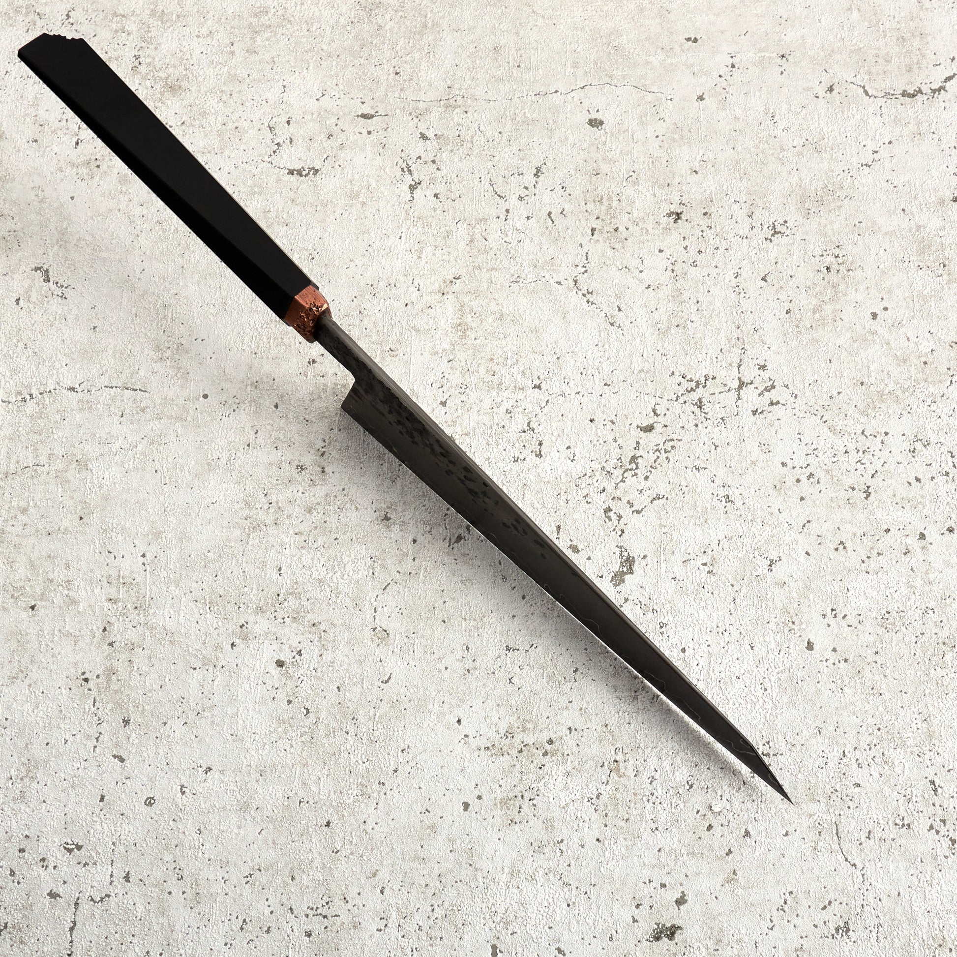 made by karyś X Oblivion Blades Gyuto 230mm OB 80crv2 Textured Go Mai – handle detail