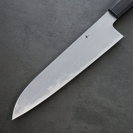 Gyuto 230mm SanMai Damascus Twist 135Cr3 Full Polish